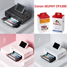 Canon SELPHY CP1300 Compact Photo Printer Kit Wifi wireless suit for KP-108IN RP-108 KP-36 KC-36 KL-36 Photo Paper