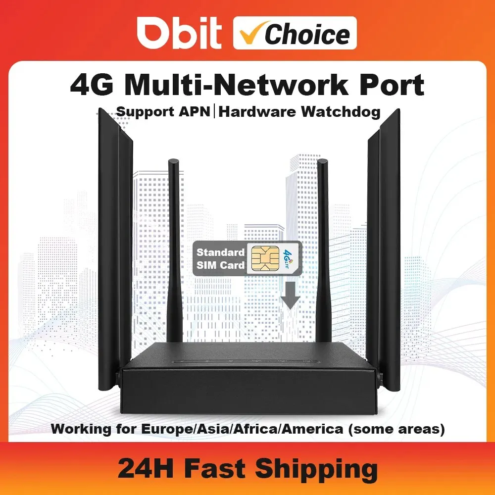 Dbit4G Router Wifi Router Let Di Grado Industriale Supporta Vpn Watchdog Sim Card 4G Switching Automatico A Banda Larga