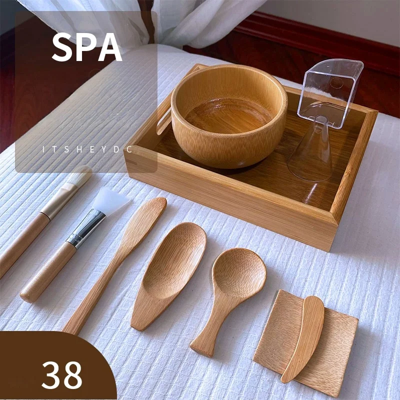 Japanese Style Spa Wooden Bamboo Wood Skin Care Tools Set Aromatherapy Japanese Style Spa Wooden Bamboo Wood Skin Care Tools Set Aromatherapy