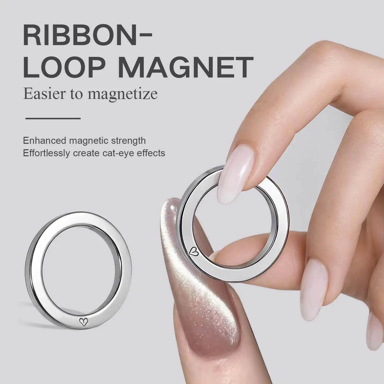 Circular Magnet Wand for Ribbon Nail Art – Easy-to-Use Manicure Accessory