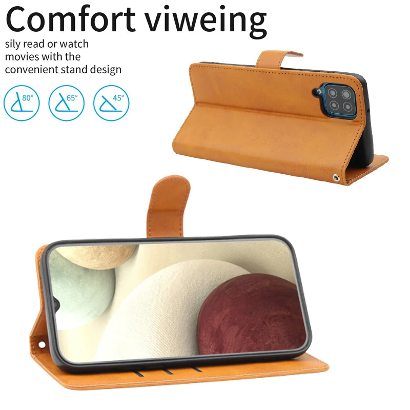 Leather Flip Wallet Case - Versatile Style and Protection