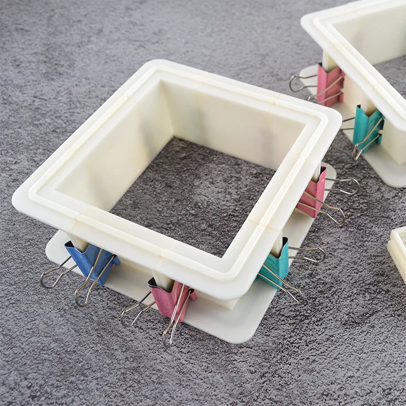 diy liquid silicone flip mold around the frame homemade drip mold