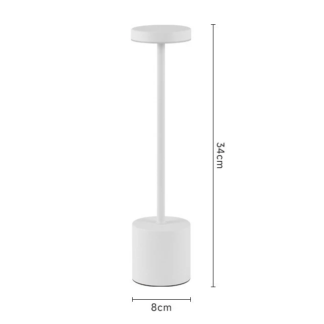 ตัวเลือกสินค้า โคมไฟ LED สไตล์นอร์ดิก 3 สี ไร้สาย สัมผัสเปลี่ยนแสง
