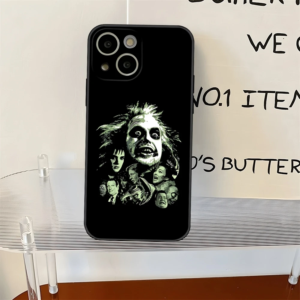 thumbnail image 1 of Funda para teléfono con el manual B-Beetlejuices para iPhone 13, 16, 14, 15, 12 Mini, 11, Xr, X, Xs Pro Max, 8, 7, 6 Plus, carcasa trasera, 1 of 5