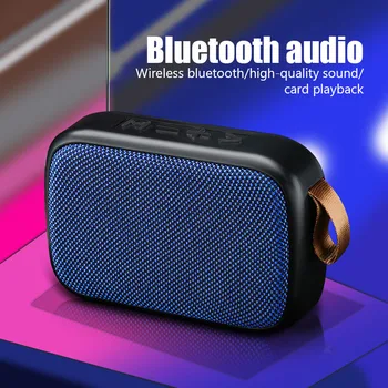 Mini Fabric Bluetooth Speaker Supports Tf Card Wireless Connection 1