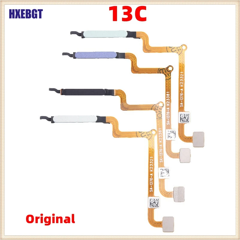 

Оригинальный запасной гибкий кабель для датчика распознавания отпечатков пальцев для Xiaomi Redmi 13C Кнопка питания запчасти для ремонта смартфона