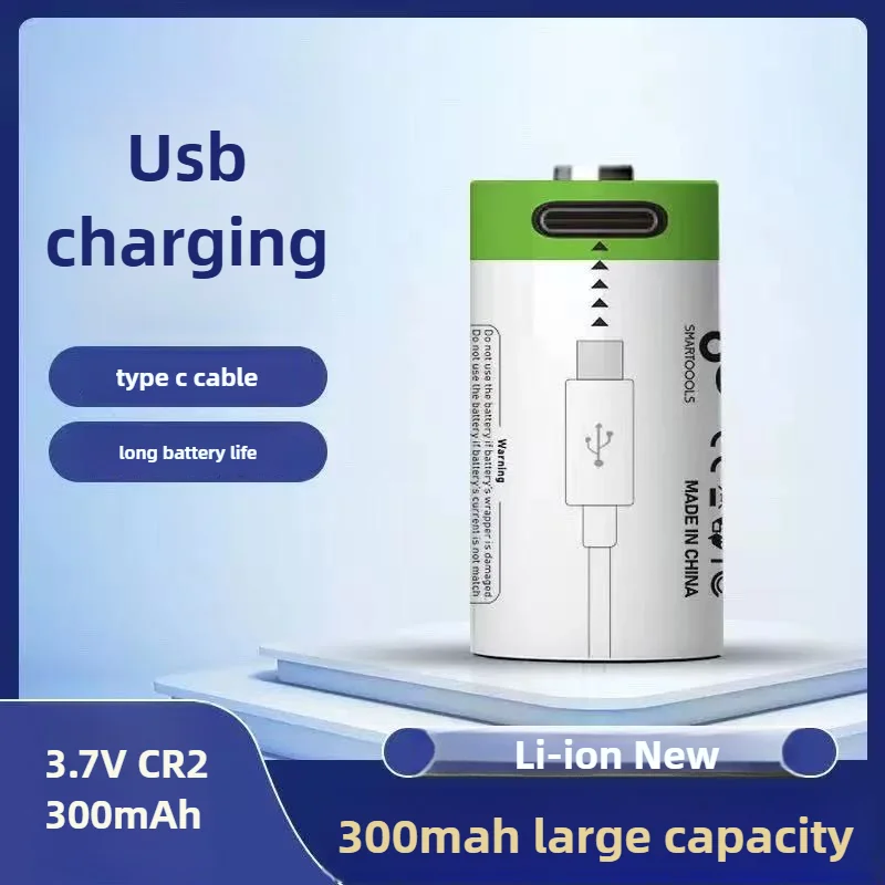 Li-ion Nuovo 2/4 pezzi 3.7V CR2 300mAh batterie ricaricabili fotocamera digitale GPS attrezzature mediche di sicurezza realizzate con una batteria speciale
