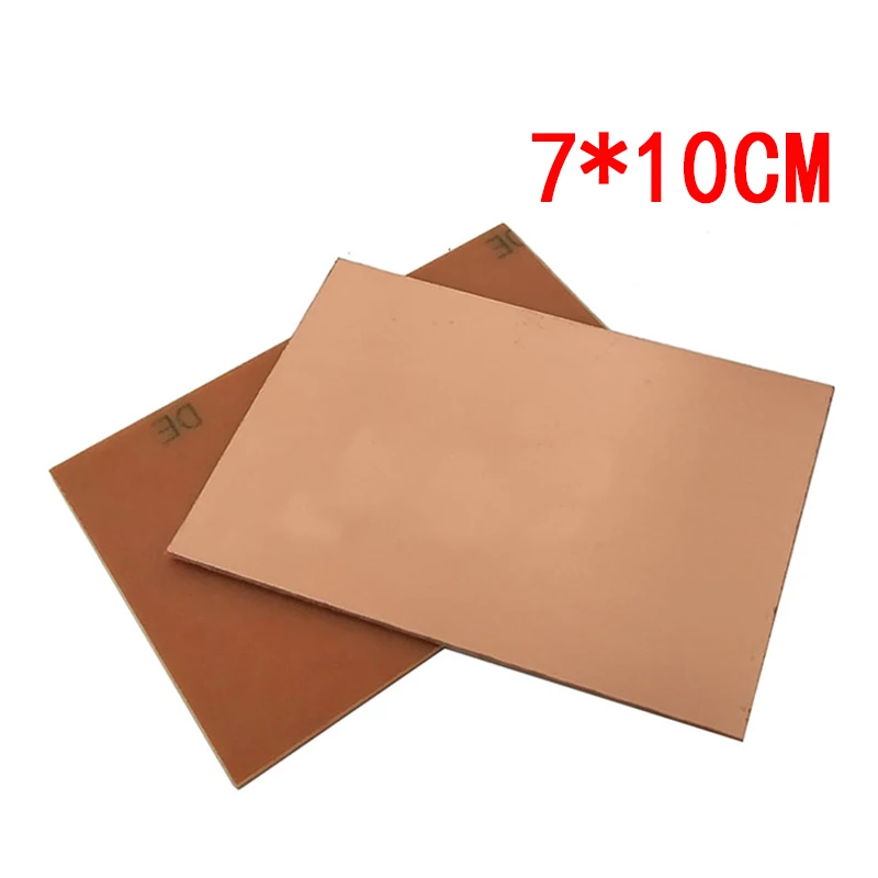 FR4 PCB 7x10cm 7*10 단면 구리 도금판 DIY PCB 키트 라미네이트 회로 기판