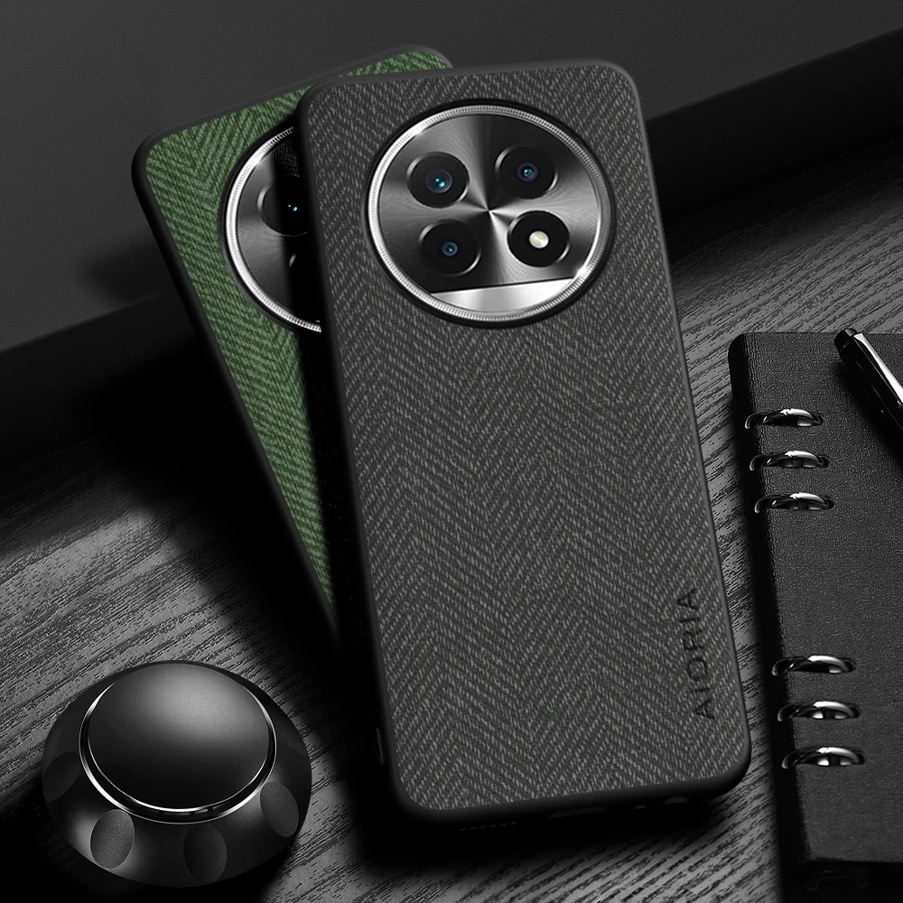 Elegant Leather Wood Grain Phone Case - Simple, Lightweight, Durable Design
