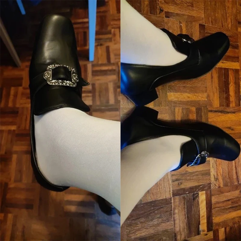 Men Women Victorian Vintage 18th Medieval Renaissance Cosplay Frock Shoes Noble High Heels Halloween Fancy Party Shoe cosplay shoes