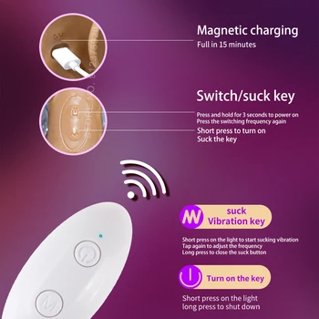 Remote Control Telescopic Sucking Dildo Vibrator for Women Masturbator Suction Cup Big Dick Female Realistic Penis Suck Sex Toy 6