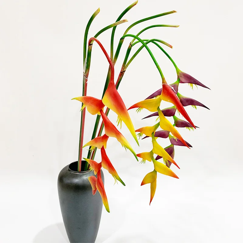 130Cm Artificiale Strelitzia Reginae Ramo Grande Paradiso Uccello Fiore Finto Home Office Indoor Outdoor Piante Verdi