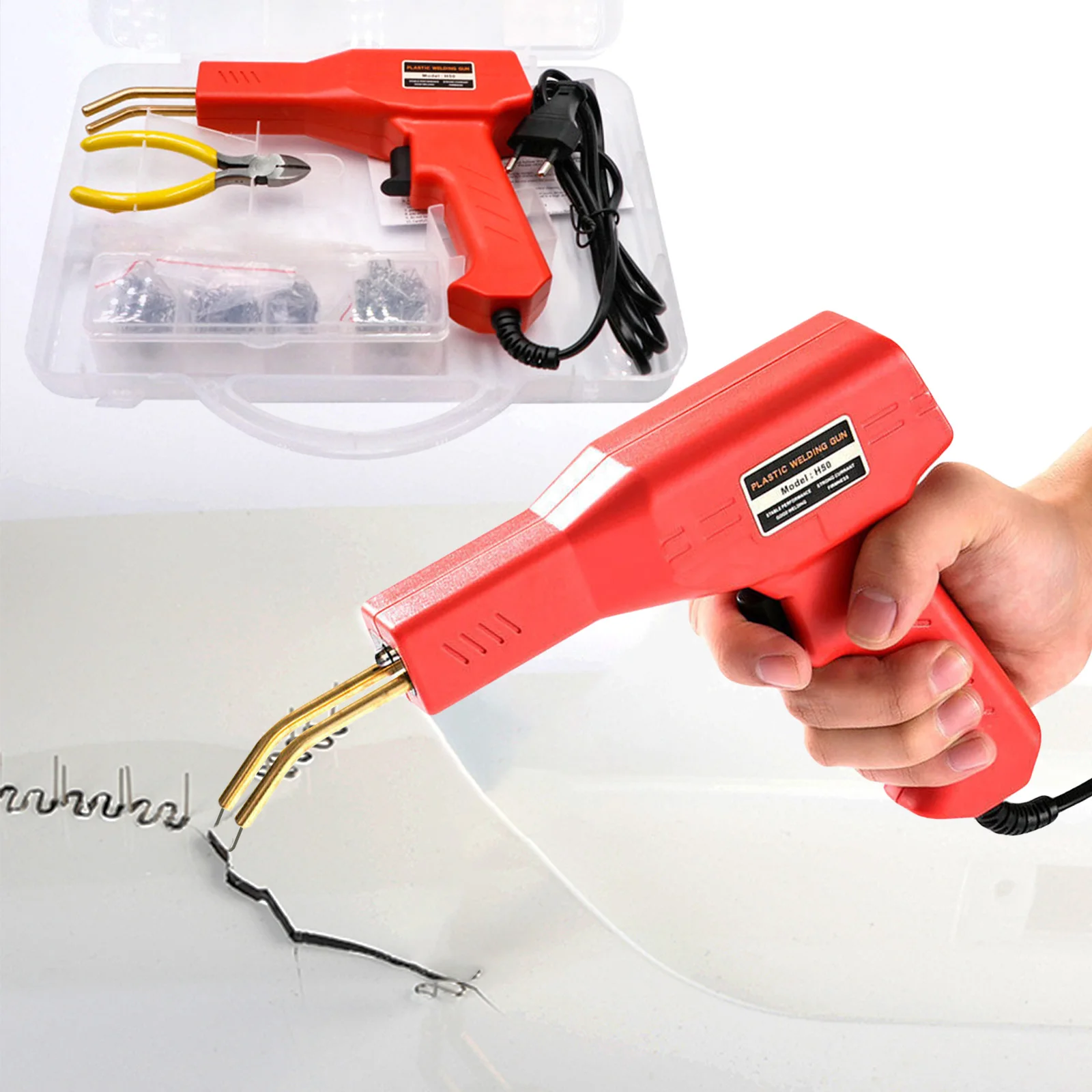 50W Handy Plastics Welders Garage Tools Car Bumper Repairing Welding