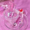 FLORTTE New Product Blame Melia Solid Lip Gloss First Kiss Love Bar Lipstick Moisturizing and Lasting Water Gloss Lip Glaze 4
