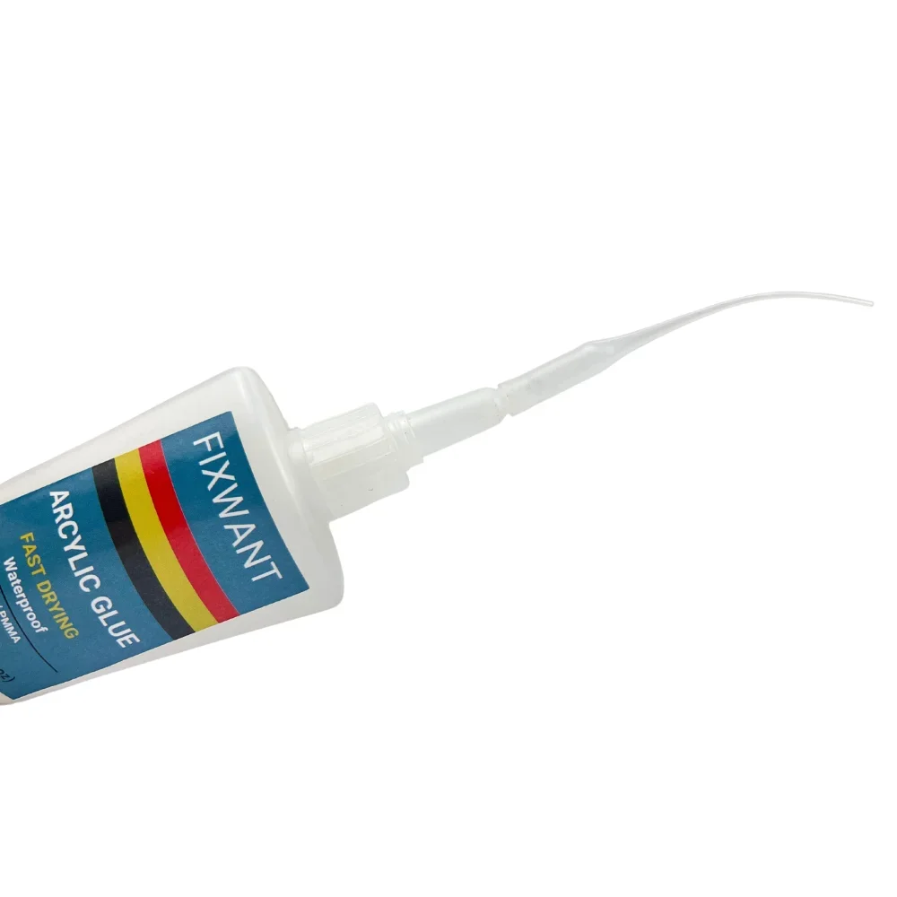투명 강력 인스턴트 아크릴 접착제, PMMA 접착제, 방수 빠른 건조 접착제, 30ml