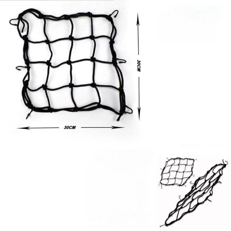 Motorcycle Luggage Net Bike 6 Hooks Hold Down Fuel Tank Luggage Mesh Web Styling Moto Adjustable Cargo Net motorcycle cargo net motorcycle bungee net motorcycle luggage net