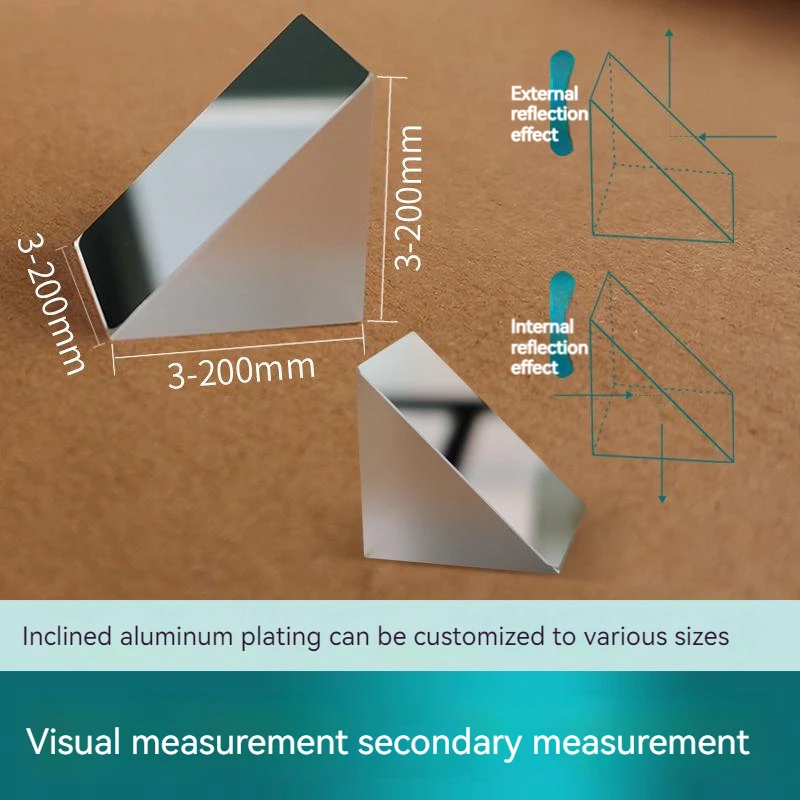 Right Angle Detection Prism Mobile Phone Detection Total Reflection