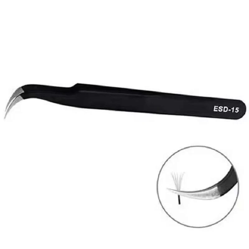 Stainless Steel Precision Tweezers Industrial Repair Multifunctional Anti Static Tools for Electronics Soldering Craft Jewelry