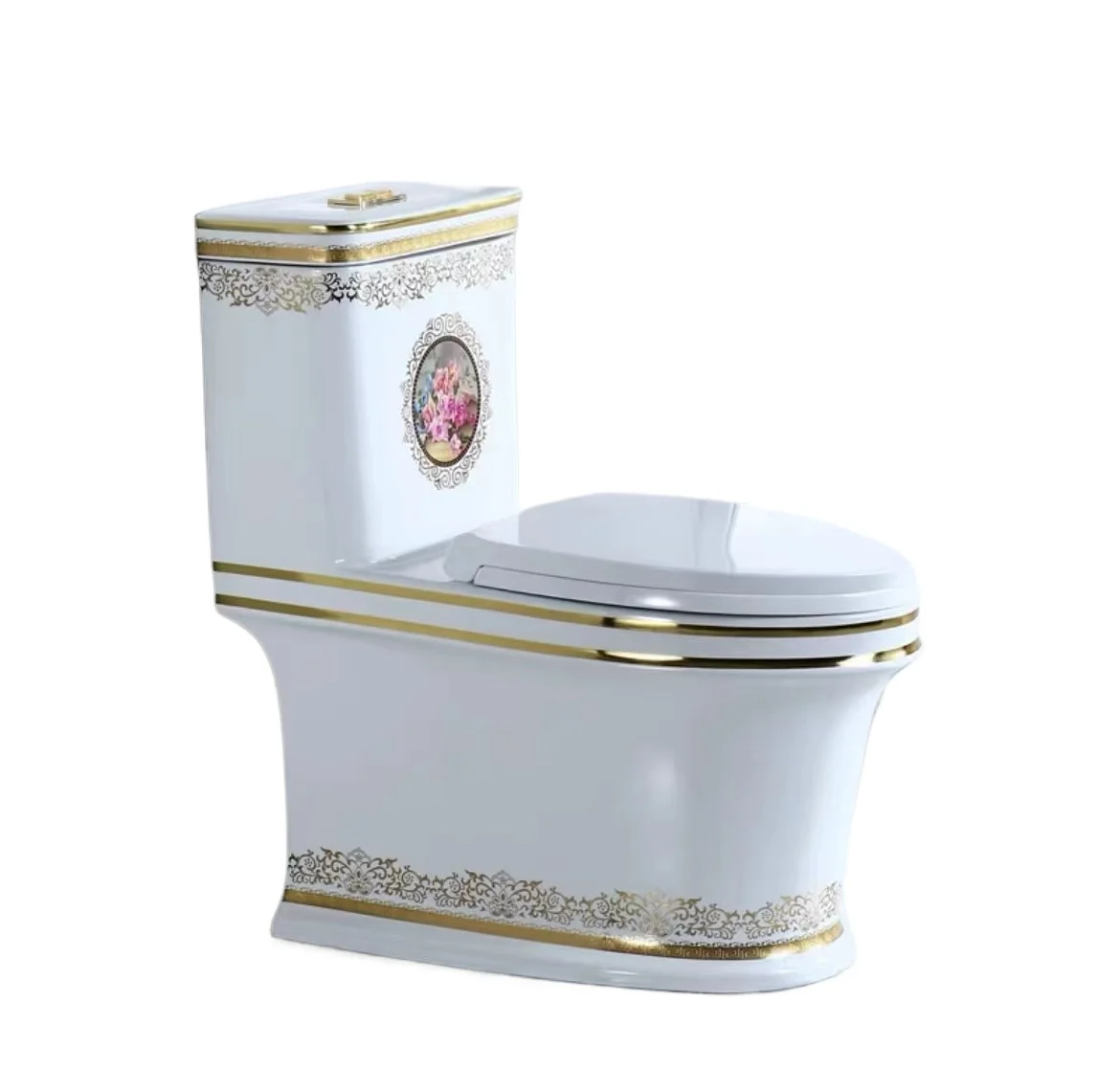 Two toilets and two golden toilet seats (product and shipping) 70% final payment