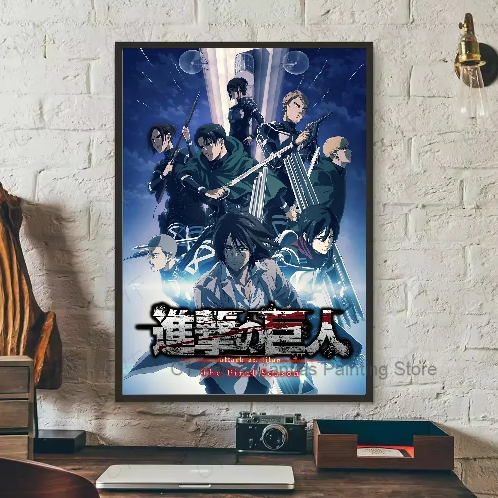 Attack on Titan Canvas Art Poster - Coffee House Bar Room Wall Decor