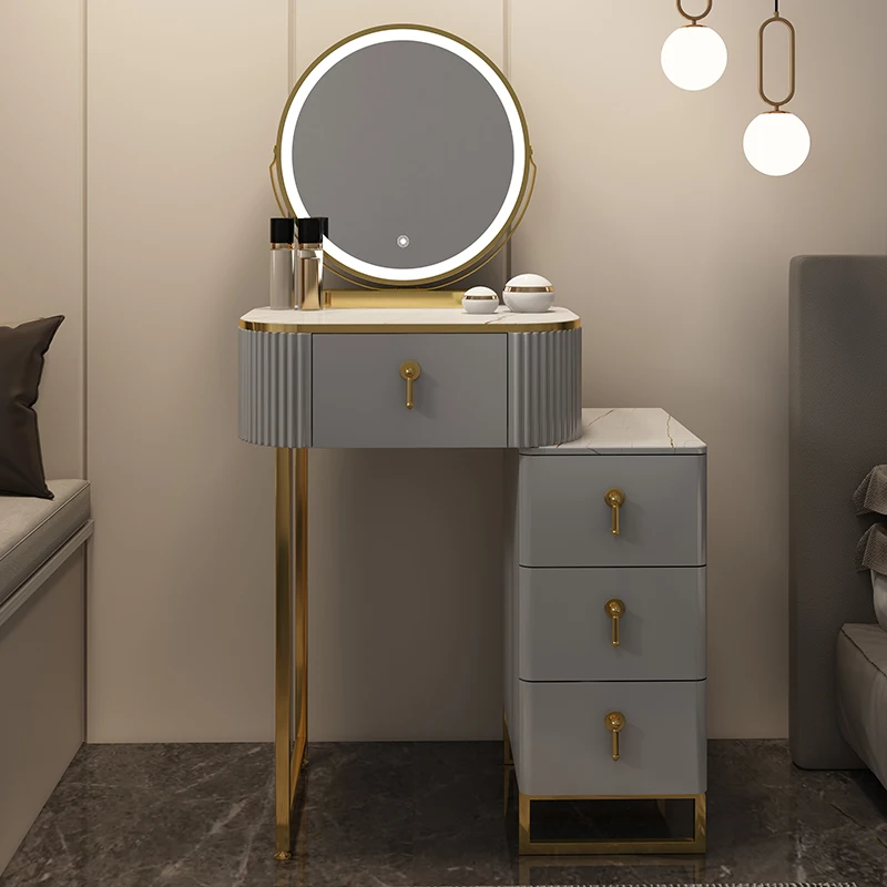Organizer Da Donna Specchiera Mensola A Specchio Profumo Comodo Tavolo Organizzatore Moderno Tocador De Maquillaje Mobili Per Camera Da Letto