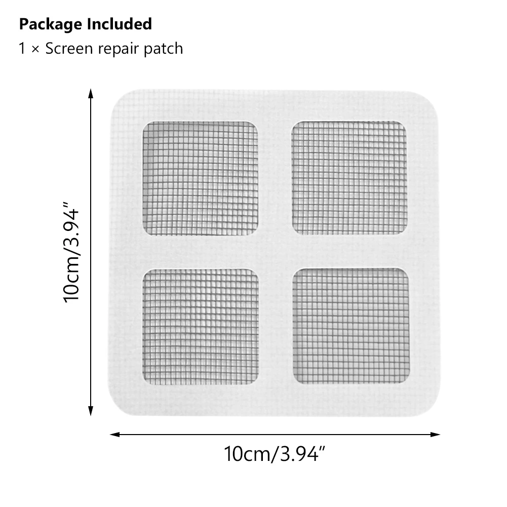 Door Curtain Window Screen Repair Patch 3/6pcs 10cm*10cm Baby Safety Screen Patch Stickers Anti Mosquito Net Door Repair window screen repair tape,window screen repair sticker