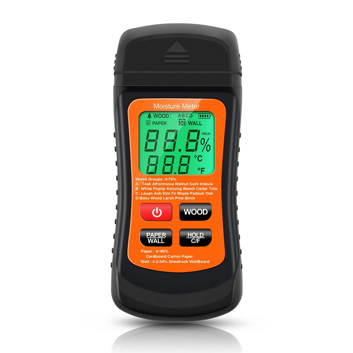 

Измеритель влажности древесины, цифровой анализатор влажности 8-в-1, точный измеритель утечки воды в форме контакта, тестер формы, измеритель влажности