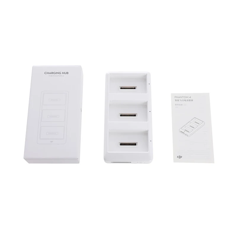 DJI Phantom 4 Series drone battery charger Charging Hub use with the Phantom 4 Intelligent Flight Battery.
