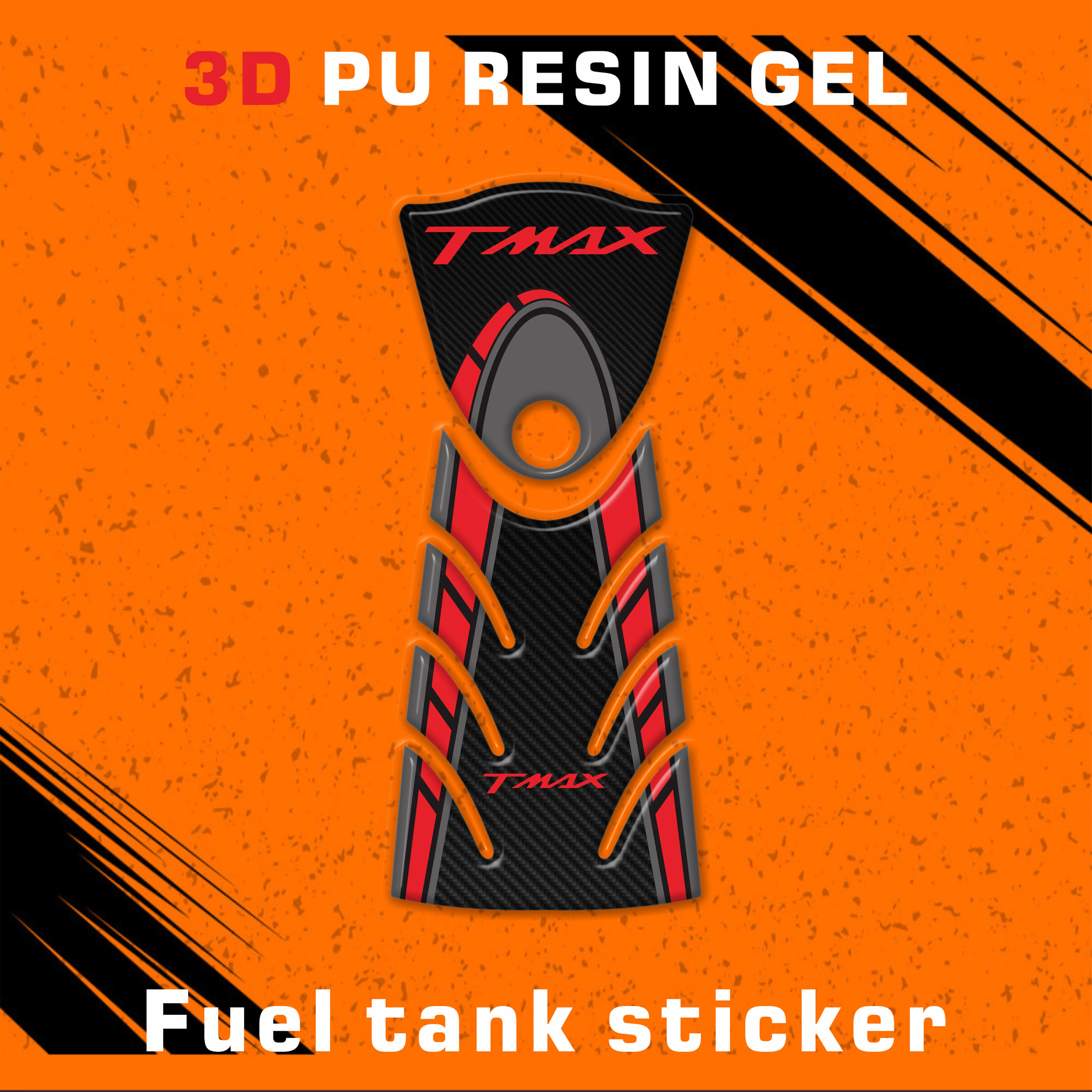

3d-наклейка на топливный бак мотоцикла, защитная пленка из углеродного волокна подходит для TMAX 530 tmax530