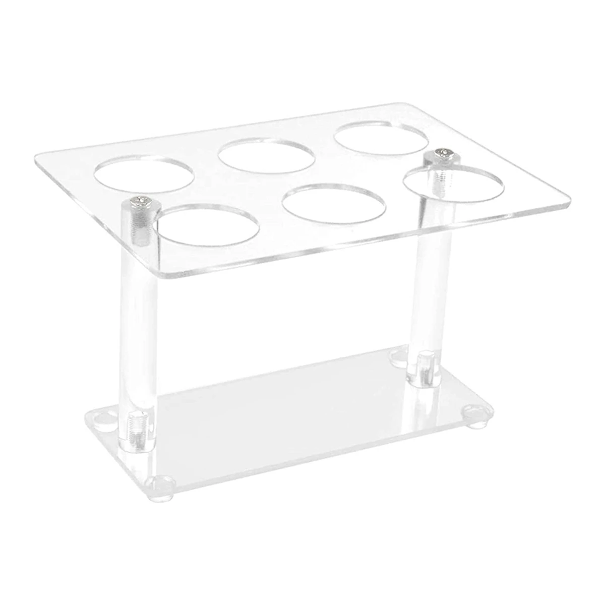 

1Pcs Cone Holder Clear Acrylic Ice Cream Cone Holder Cone Display Stand Sushi Hand Roll Stand Cone Holders (6 Holes)