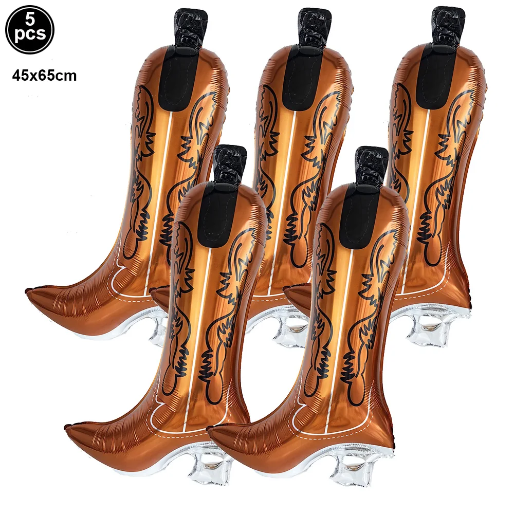 Palloncini rodeo per cowgirl e cowboy, stivali da cowboy, cappelli a cavallo, decorazioni per feste di compleanno