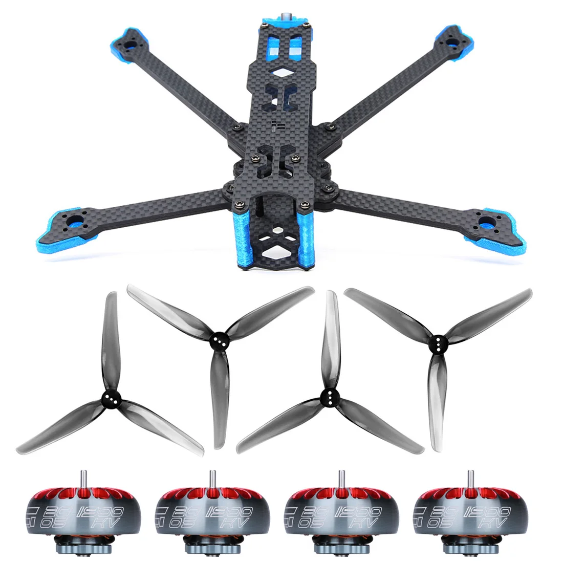 IFlight Chimera5 HD 219 мм FPV рамки комплекты 5 рукоятка с двигателем кв/кв для RC Racing