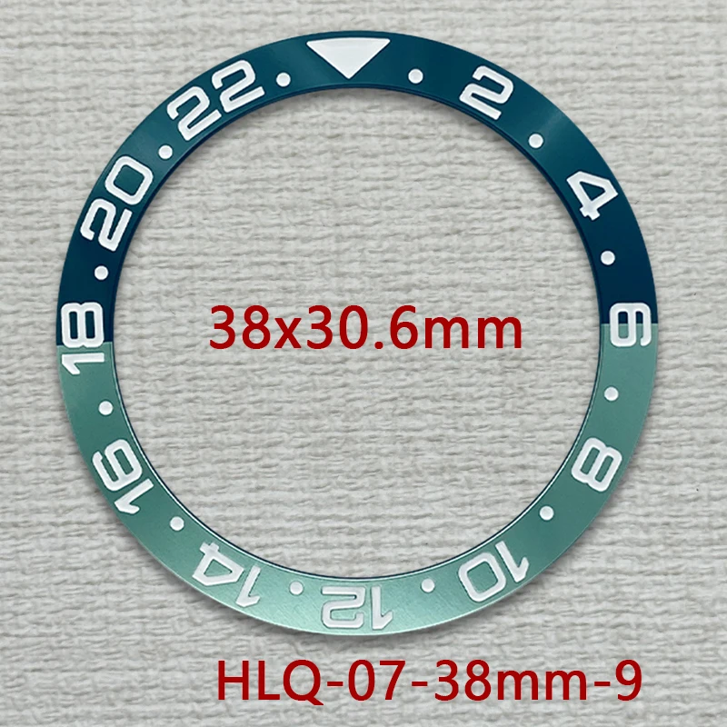 Two-Tone Beveled Metal Bezel, 38mm - Premium Diving Watch Accessory
