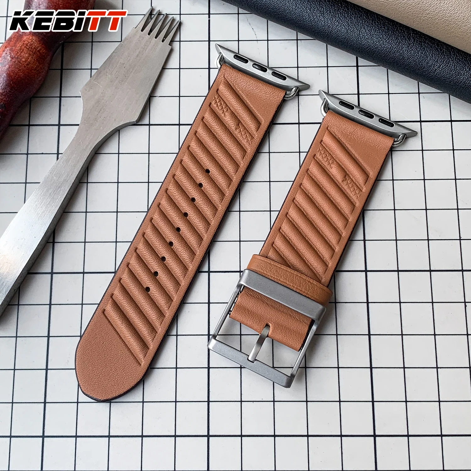 (Silver)Gold Leather