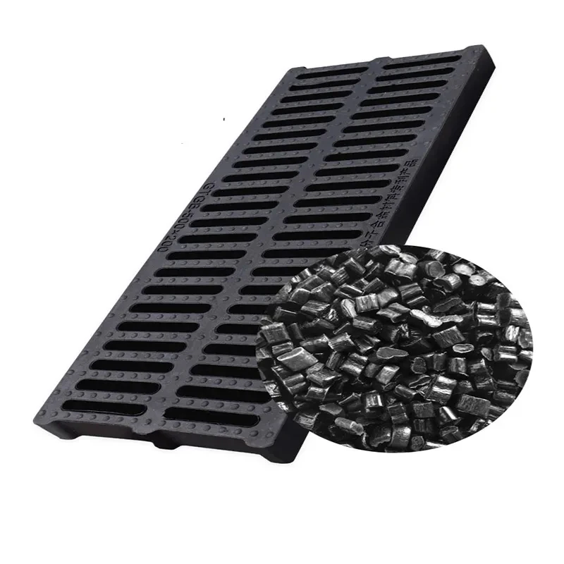 Tampa Retangular de Esgoto de Cozinha de Resina de Alta Resistência Vala de Esgoto de Cozinha Esgoto de Drenagem Grade de Placa de Trincheira Grelha de Água da Chuva 25 cm