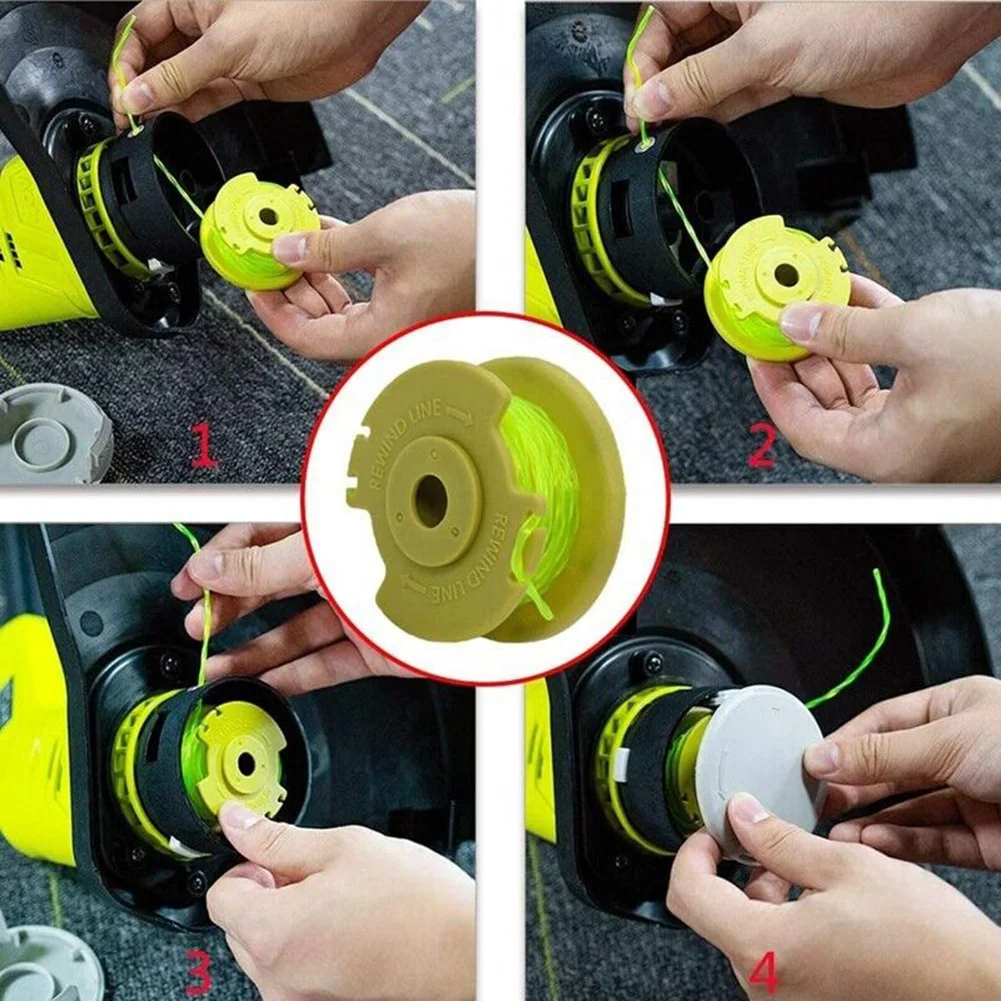 

Катушка для триммера Ryobi AC80RL AC14HCA 3 .080 дюймов, подходит для триммера для травы, газонокосилки, сменный инструмент, 18 В, 24 В, 40 в
