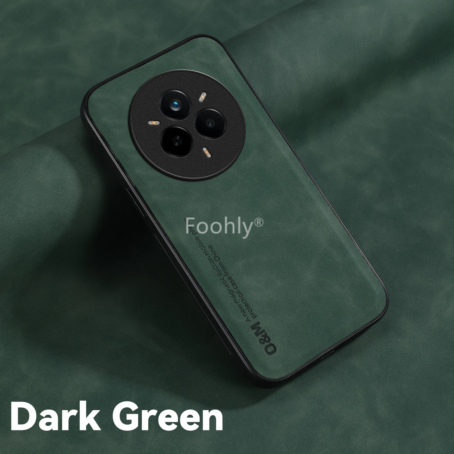 Shockproof Magnetic Nubuck Leather Protective Phone Case