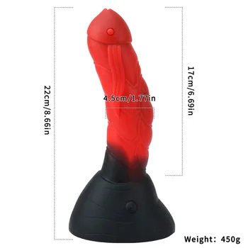 Soft Silicone Dragon Dildo Animal Dildo Vaginal Prostate Massager Monster Big Penis Dildos for Anal Sex Toys for Women Strap on 6