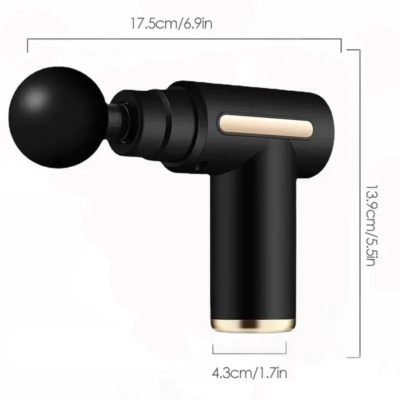 Mini Fascia Gun Wireless Massage Gun Muscle Relaxation Massage Equipment Neck Membrane Rob Cervical Spine Instrument fascia gun