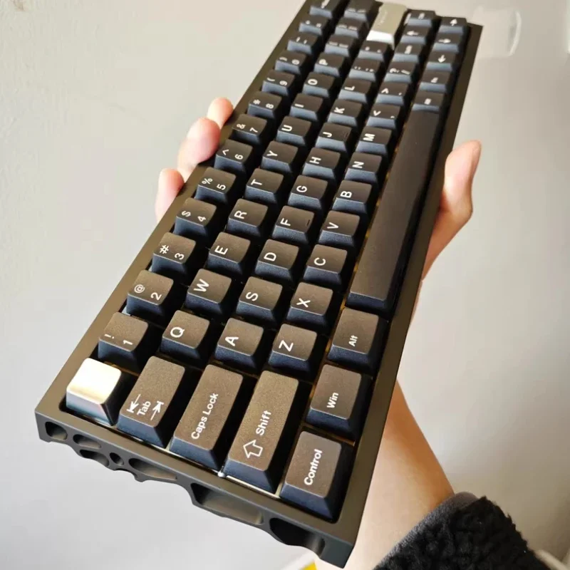 新しい Holy60 中空キーボードシェル GH60 アルミ CNC トレイマウント