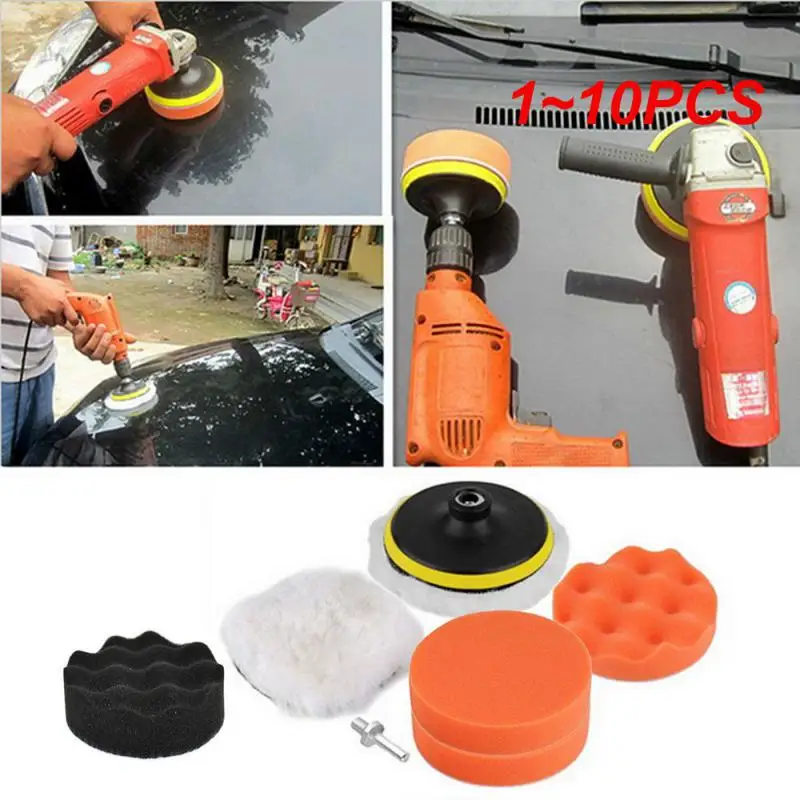 

1~10PCS Car Polishing Sponge Buffer With M10 Drill Adapter 3" 4" Auto Car Buffing Pad Set Kit Sponge Polishing Buffer Car Polish