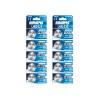 2-50PCS LIR2032 Rechargeable Battery 3.6V Replacement CR2032 Lithium Ion Battery 40mAh Lithium Cell Coin Batteries - Image 2