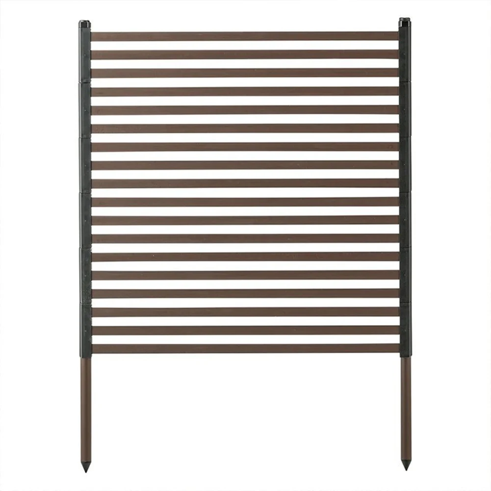 3 Ft W X 4 Ft H Metal Privacy Fence PE-Coated Steel Pipe Privacy Screen Fence Fence Panel for Outside Backyard Garden Patio