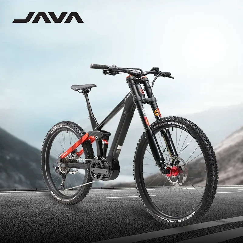 Java-J-Air-Quadro-De-Fibra-De-Carbono-12-Velocidade-Ebike-Montanha ...