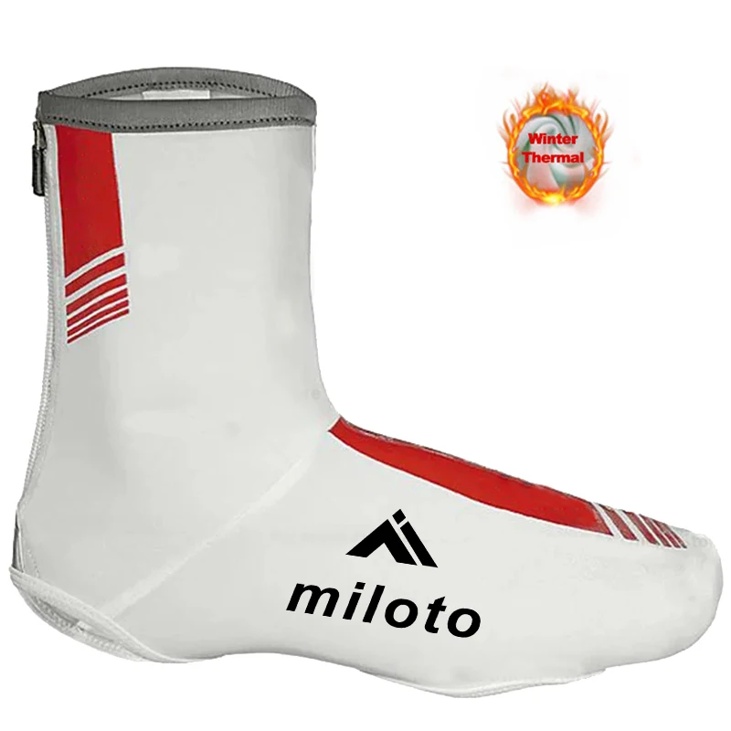 MILOTO-Thermal Fleece Cycling Shoe Cover for Men and Women, Bicycle  Overshoes, MTB Bike Shoes Covers, Sport, Winter - AliExpress 18