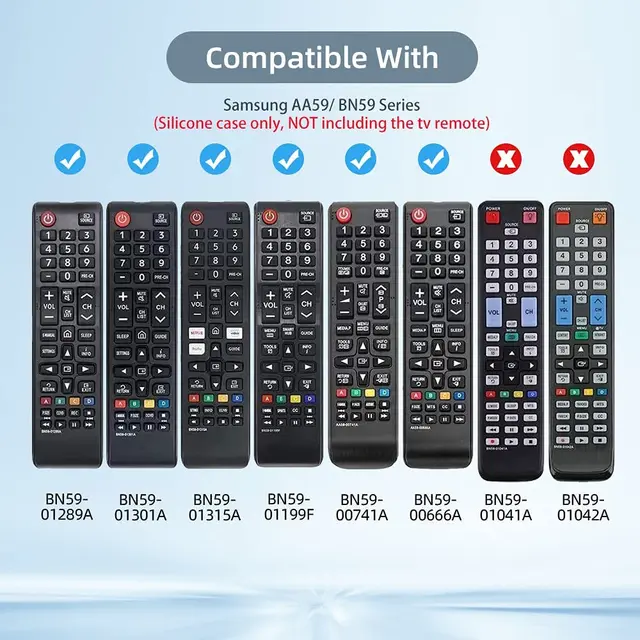 Szilikon Tok A Samsung Aa59-00741A Bn59-01315B Bn59-01303A Bn59-01247A, Bn59-01199 Bn59-01175 Távirányító Borítója. - Image 2