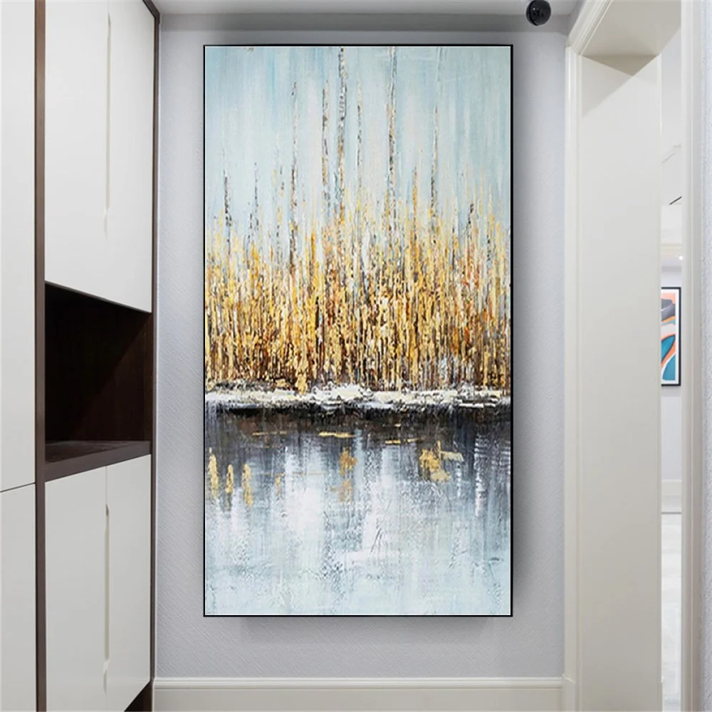 

Large Size Pattern 100% Hand-Painted Abstract Oil Painting On Canvas Wall Picture Art For Living Room Home Decor Poster Gift