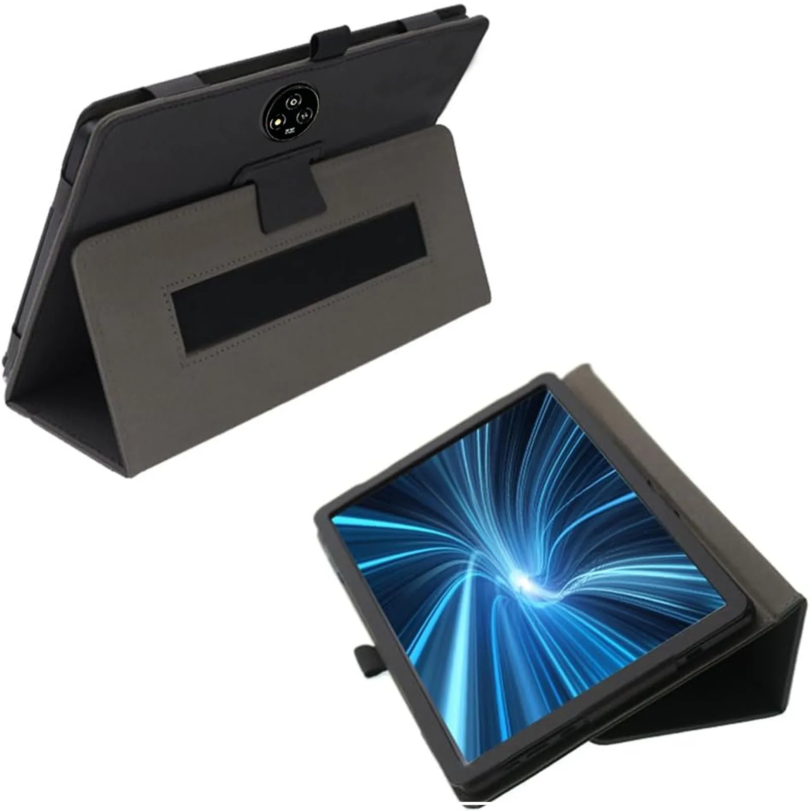 Premium Shockproof Tablet Case with Kickstand Function - PU Leather Protection