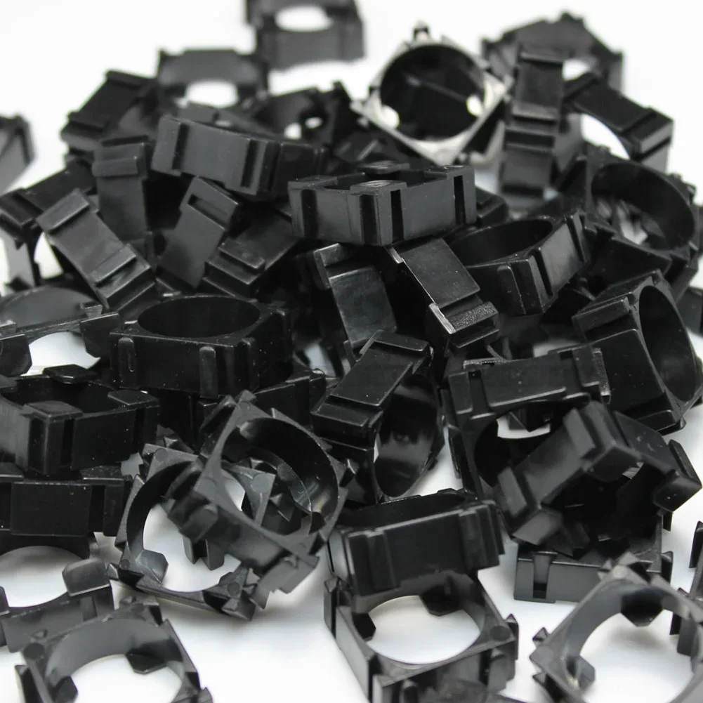 500PCS 18650 Lithium Battery Holder Anti Vibration Plastic Battery Bracket Portable 18650 Cylindrical Batteries Storage Box