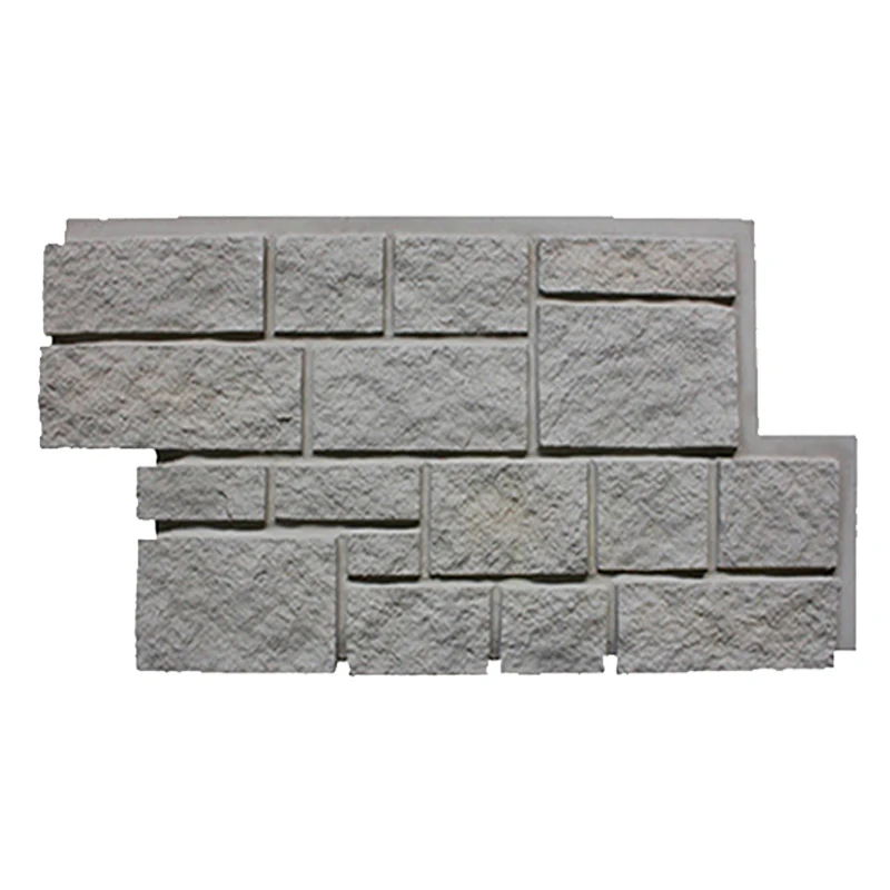 Faux Stone Panel NEU 2024 Hot Sale Kunstmatige decoratieve wandpanelen Eenvoudige installatie Outdoor Rock PU Faux Stone Panel